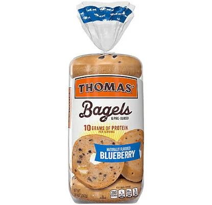 Thomas' Blueberry Pre-Sliced Bagels