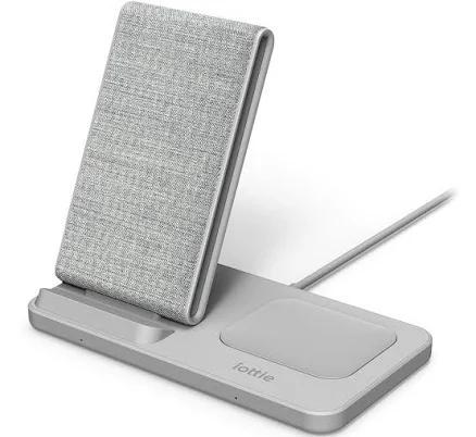 iON Wireless Duo Stand + Pad (Light Gray)