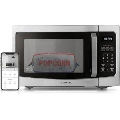 Toshiba 1.3 Cu. ft. 1100-Watt Smart Countertop Microwave Oven