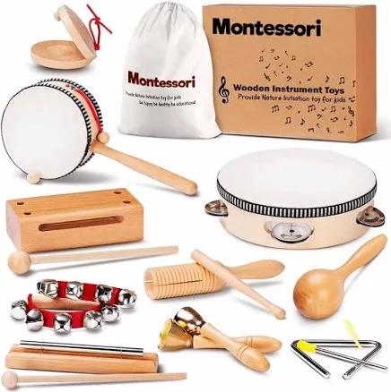 Montessori Wooden Music Instruments Set