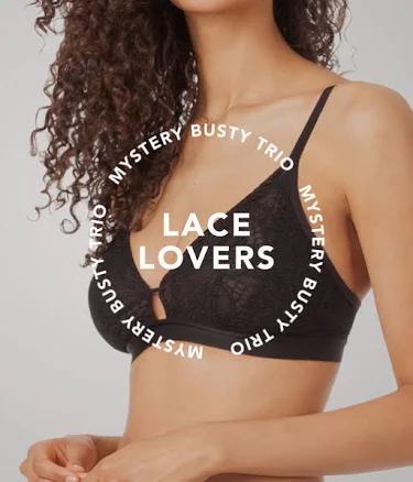 Wearlively Lace Lovers Mystery Busty Bralette Trio