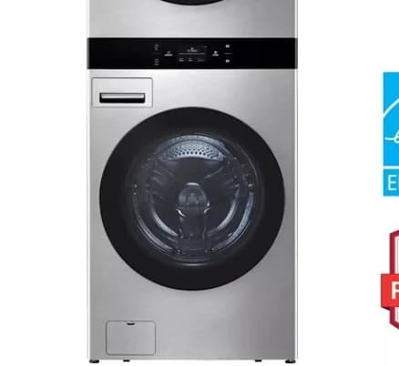 LG Studio WashTower Smart Front Load Washer and Electric Dryer SWWE50N3