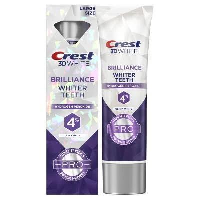 Crest 3D White Brilliance Pro Ultra White Teeth Whitening Toothpaste