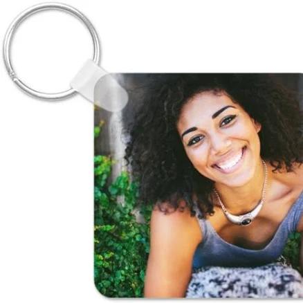 Personalized Square Key Chain