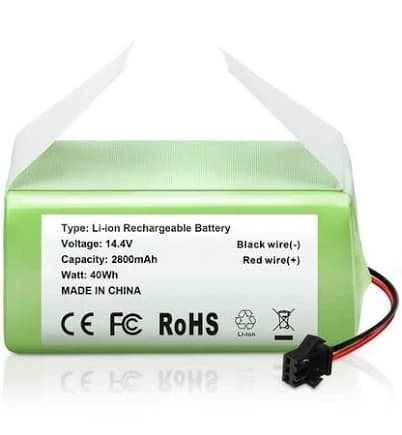 14.4v 2800mAh Replacement Battery for Eufy RoboVac 11 11S 11S MAX 30 15C 15T 12 35C Ecovacs Deebot N79s Dn622
