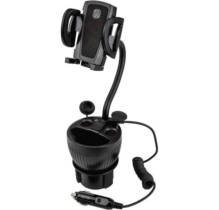 Scosche Cup-Holder Mount and Charging Hub UH2PCUP