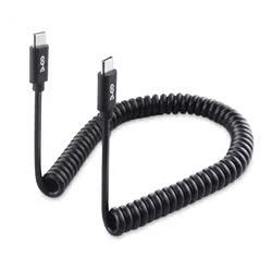 Coiled USB-C Charging Cable