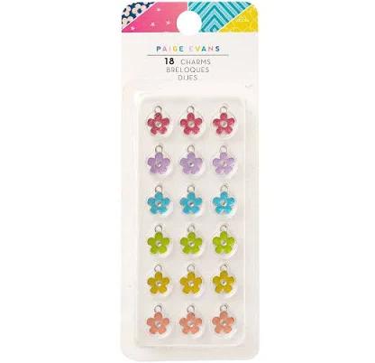 Paige Evans Blooming Wild Enamel Flower Charms (18pc)