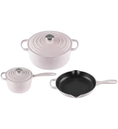Le Creuset Signature 5-Piece Cast Iron Cookware Set