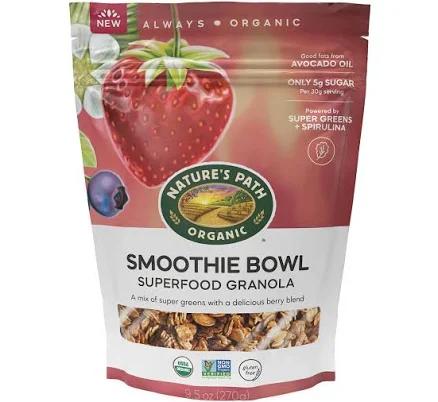 Nature's Path Smoothie Bowl Superfood Granola