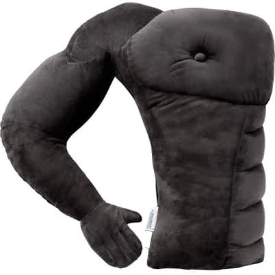 Deluxe Comfort Boyfriend Muscle Man Arm Plush Throw Pillow
