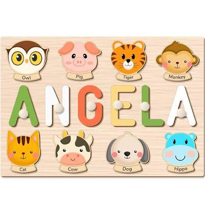 Personalized Baby Name Puzzle for Toddlers