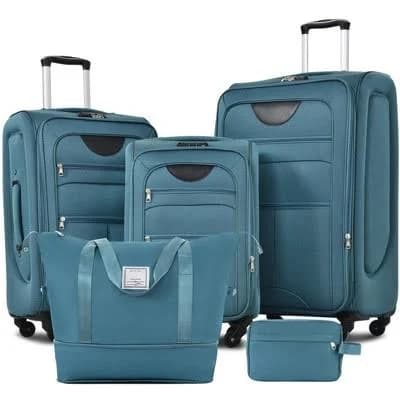 ModernLuxe 5 Pcs Expandable Luggage Set