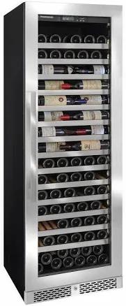 Prestige L SingleZone Smart Wi-Fi Wine Cellar Stainless Steel Right Hinge by Wine Enthusiast