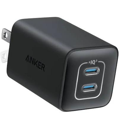 Anker 47W USB C Charger 2 Port Compact Foldable Charger for iPhone