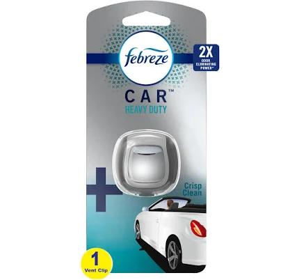 Febreze Car Crisp Clean Heavy Duty Air Freshener