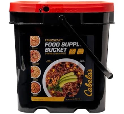 Cabela's Emergency 60-Serving Food Supply Bucket