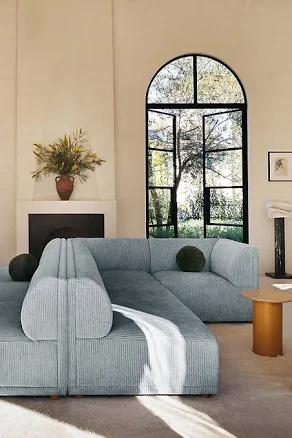 Anthropologie Celine Modular Armless Sofa