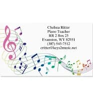 Musical Business Cards