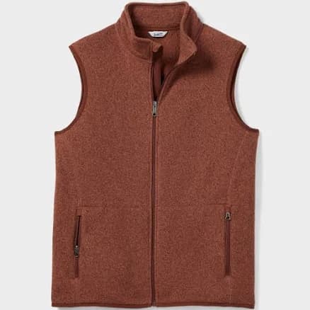 Duluth Trading Company Men's Sweater Fleece Zip Vest