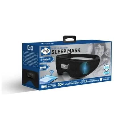 Sealy Mattresses Sleep Headband with Bluetooth Earphones and Auto Timer Display