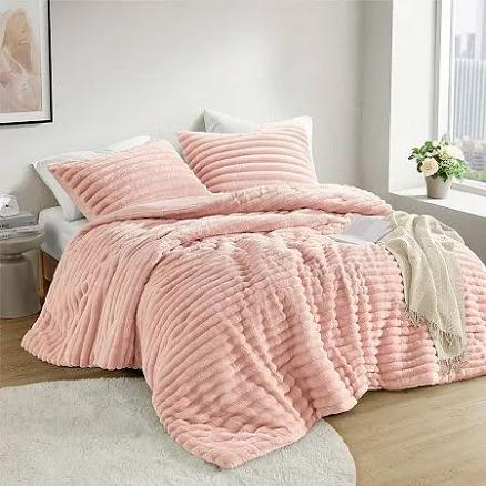 510 Design Avril Fluffy Ribbed Plush Comforter Set