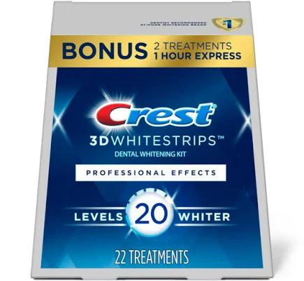 Crest 3D Professional Effects Whitestrips Teeth Whitening Kit