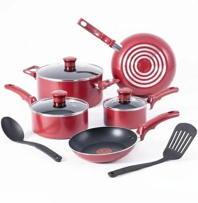 T-Fal Essentials 10-pc. Nonstick Cookware Set