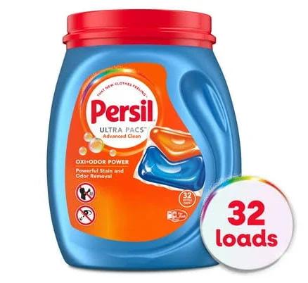 Persil Ultra Pacs Advanced Clean Oxi+Odor Power Laundry Detergent