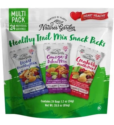 Nature's Garden Healthy Trail Mix Snack Packs