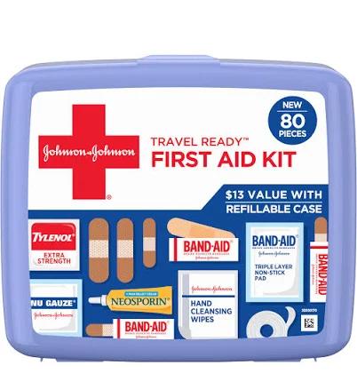 Band-Aid Travel Ready First Aid Kit