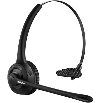 Mpow Pro Trucker Wireless Headset with Microphone for Cell Phone