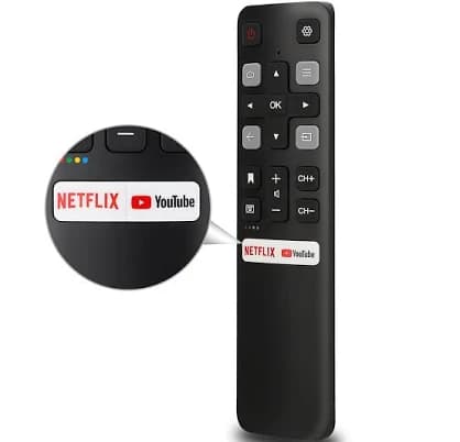 Replacement Remote Control Only for All TCL TV, Compatible for All TCL Android 4K UHD Smart TV(Without Voice Command)