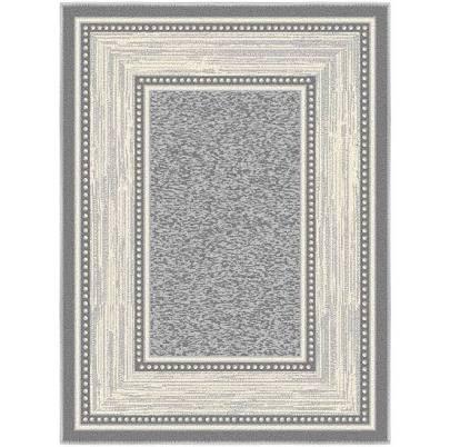 Ottomanson Machine Washable Non-Slip Rubberback Bordered Indoor Rug