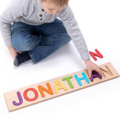 Fat Brain Toys Personalized Name Puzzle