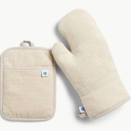 Blue Loom Tatum Potholder and Oven Mitt Set of 2