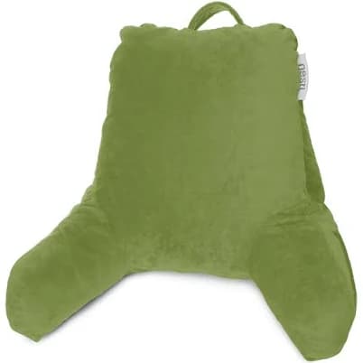 Nestl Shredded Memory Foam Reading Backrest Pillow, Petite - Calla Green