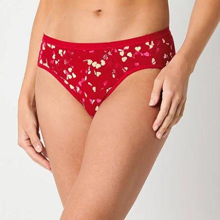 Ambrielle Organic Cotton High Cut Panties