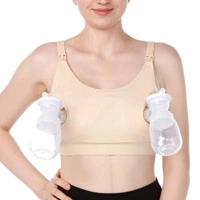 Momcozy Maternity Nursing Bra Hands Free Pumping Bra