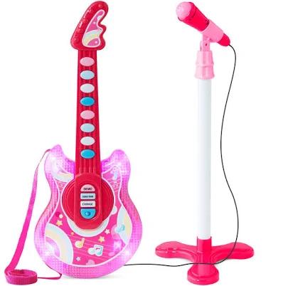 Best Choice Products Kids Toddlers Flash Guitar Pretend Play Toy