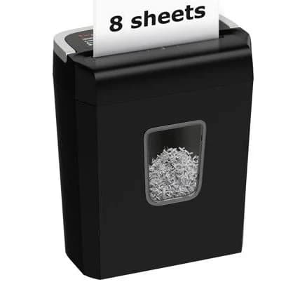 Bonsaii 8-Sheet Cross Cut Shredder