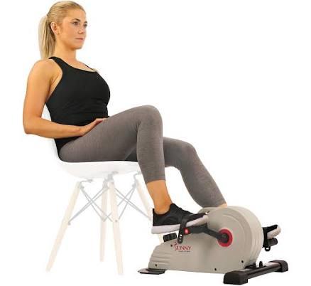 Sunny Health & Fitness Magnetic Under Desk Exercise Bike