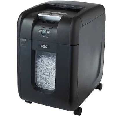 Acco Swingline Stack-and-Shred Cross-Cut Shredder