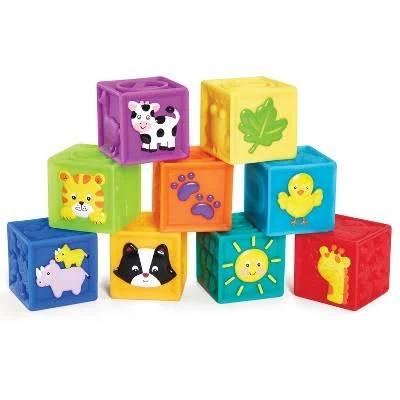 Earlyears Squeak 'n Stack Blocks