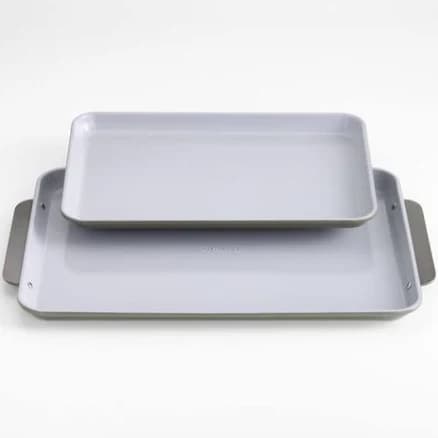 Crate & Barrel Caraway Ceramic Non-Stick Baking Sheet Duo