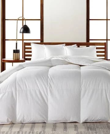 Hotel Collection European Hypoallergenic UltraClean White Goose Down Comforter