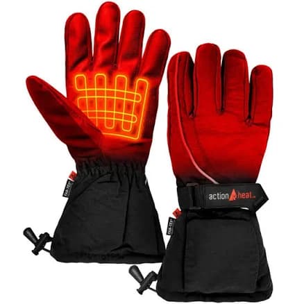 ActionHeat Men's Heated Snow Gloves