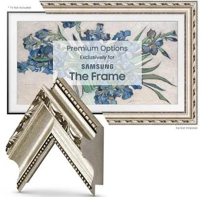 Ornate Silver Frame for Samsung The Frame TV