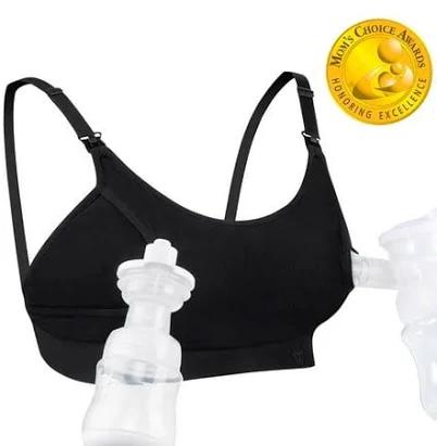 Momcozy Maternity Nursing Bra Hands Free Pumping Bra