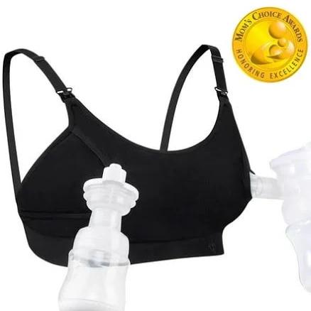 Momcozy Maternity Nursing Bra Hands Free Pumping Bra